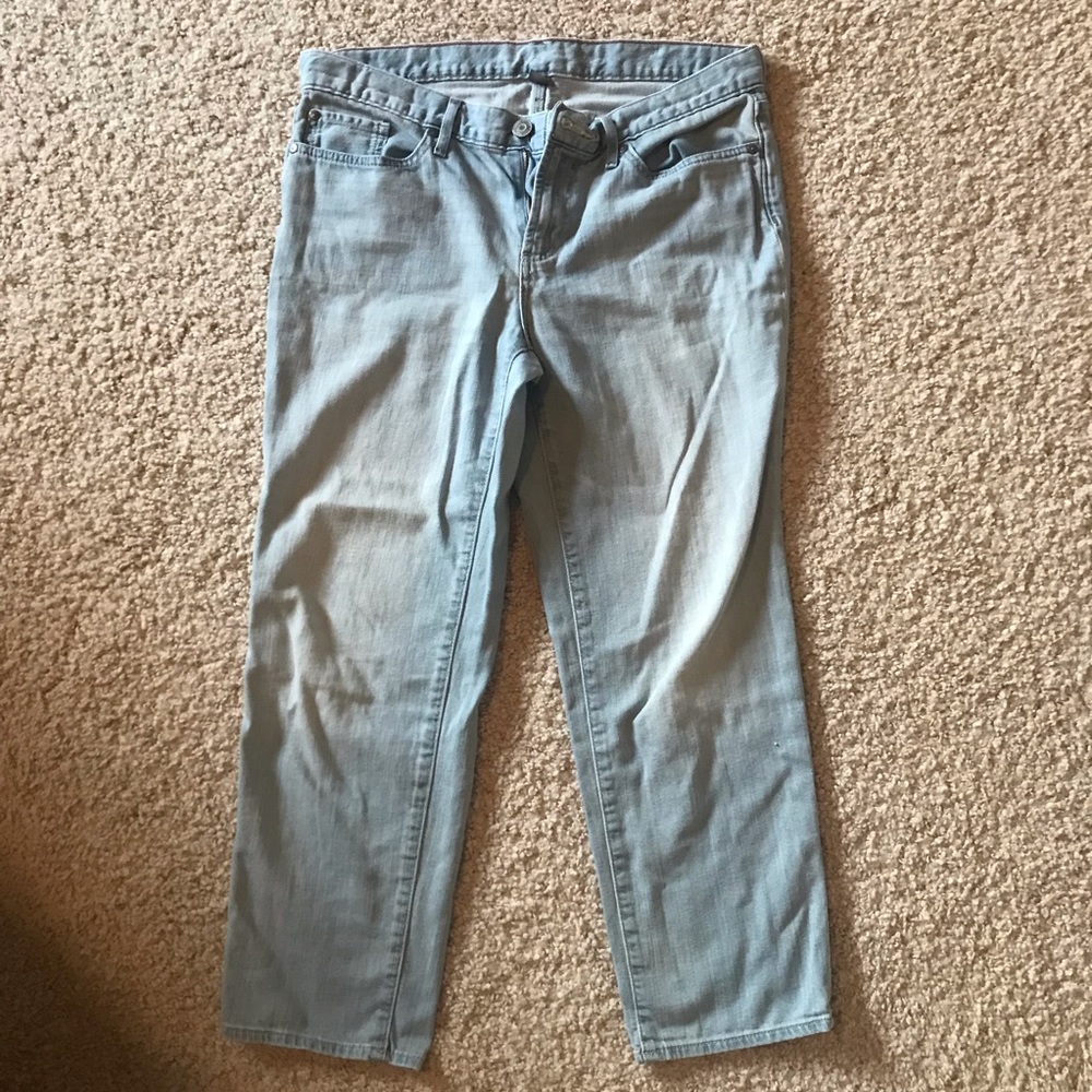 Eddie Bauer denim capris